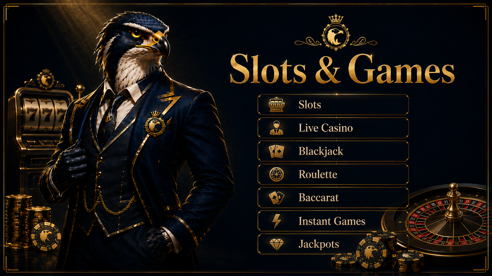 Falcon Casino Games – Slots, Live Casino & Jackpots